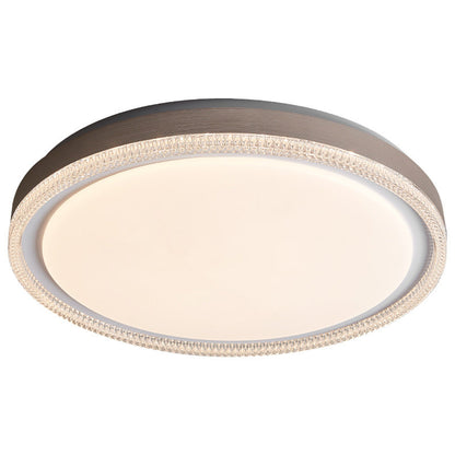 Modern Minimalist Round Iron Acrylic LED Flush Mount Ceiling Light For Bedroom