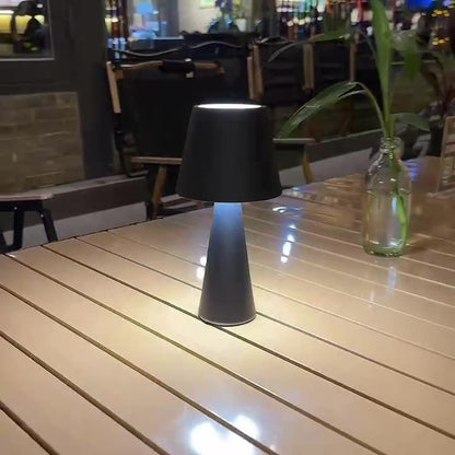 Modern Minimalist Cylinder Iron Acrylic USB LED Table Lamp For Bedroom