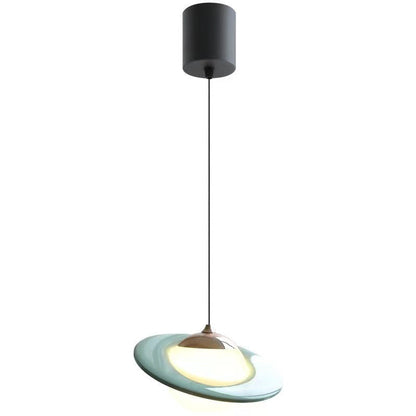 Contemporary Creative Globe Iron Resin LED Pendant Light For Bedroom