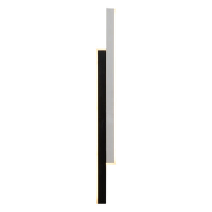 Modern Minimalist Double Long Strip Acrylic Iron LED Wall Sconce Lamp For Bedroom