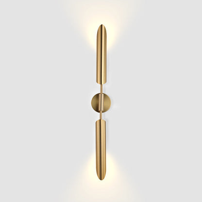 Modern Luxury Geometric Golden Arrow Iron Glass 1/2 Light Wall Sconce Lamp For Bedroom