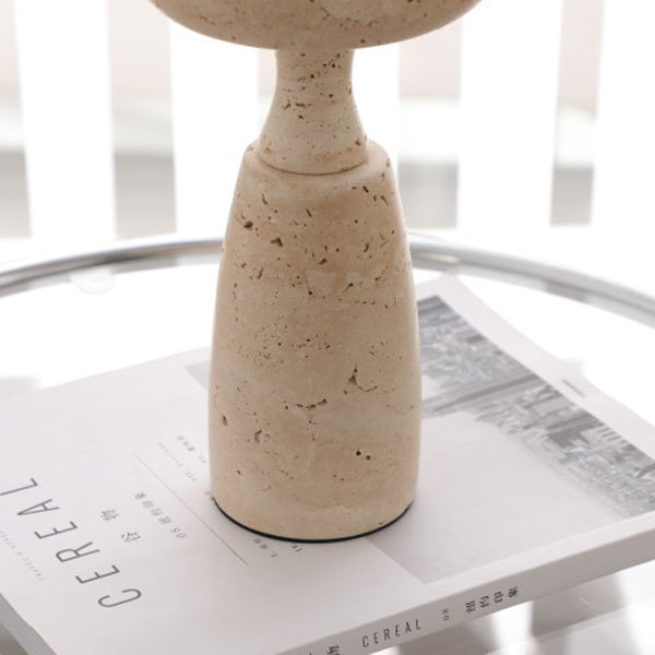 Contemporary Creative USB Rechargeable Mushroom Arc Stone LED Table Lamp For Bedroom