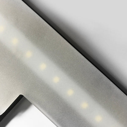 Modern Minimalist Long Rectangle Stainless Steel Acrylic LED Vanity Light Mirror Front Wall Sconce Lamp For Bathroom