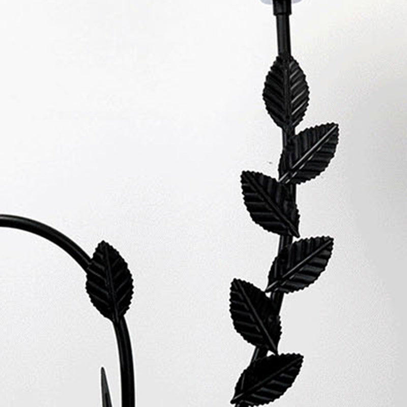 Contemporary Scandinavian Round Cylinder Flower Chandelier Iron Glass 3-Light Standing Floor Lamp For Living Room