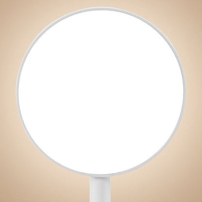 Modern Minimalist Round Adjustable Long Hose Clamp Plastic LED Table Lamp For Bedroom