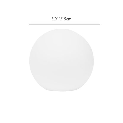 Modern Minimalist Solar Waterproof Globe Plastic PE LED Outdoor Lawn Landscape Light For Garden