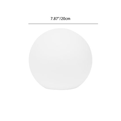 Modern Minimalist Solar Waterproof Globe Plastic PE LED Outdoor Lawn Landscape Light For Garden