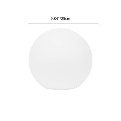 Modern Minimalist Solar Waterproof Globe Plastic PE LED Outdoor Lawn Landscape Light For Garden