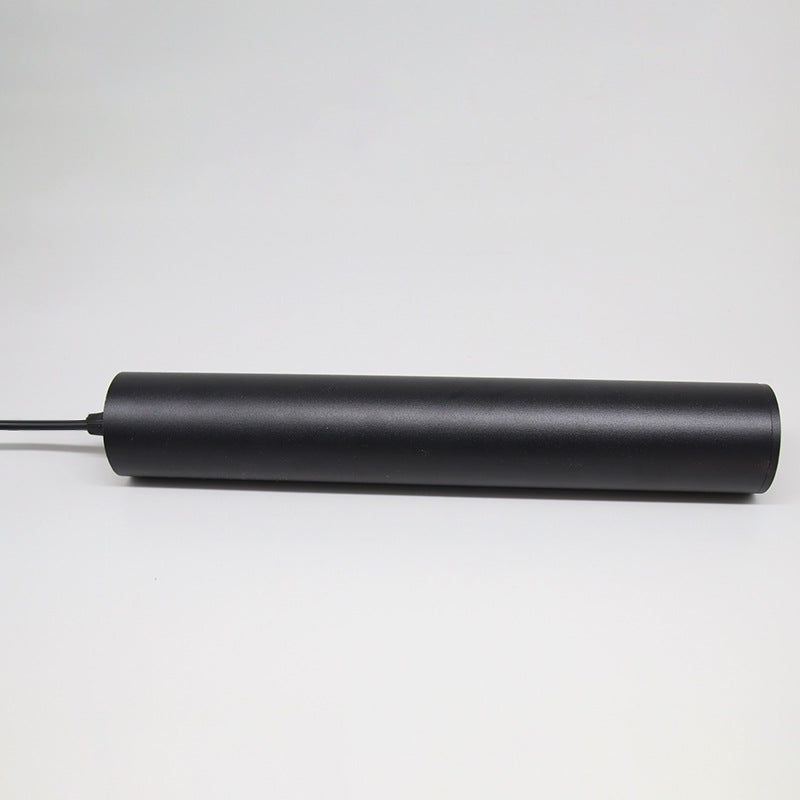 Modern Minimalist Cylinder Long Tube Die-Cast Aluminum Acrylic LED Pendant Light For Living Room