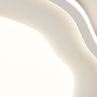 Modern Minimalist Clouds Irregular Aluminum Iron Acrylic LED Flush Mount Ceiling Light For Living Room