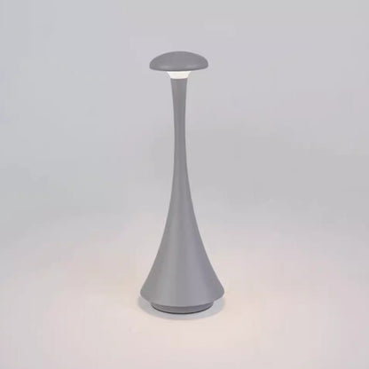 Modern Minimalist Bottle Semicircle Aluminum Acrylic LED Table Lamp For Bedroom