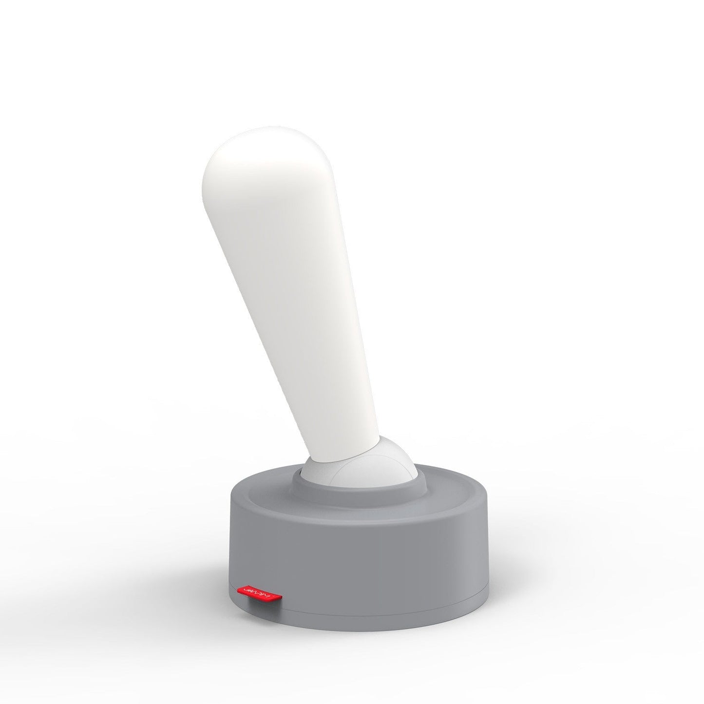 Modern Minimalist Oval Handle Toggle Cylinder Base ABS Silicone LED Table Lamp For Bedroom