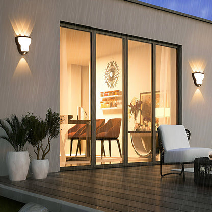Contemporary Creative Waterproof Gourd Die-Cast Aluminum LED Outdoor Wall Sconce Lamp For Outdoor Patio