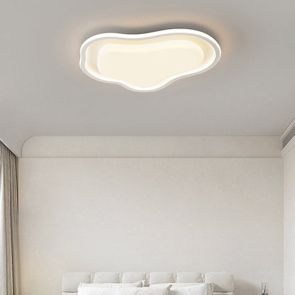 Contemporary Scandinavian Clouds Irregular Iron Acrylic LED Flush Mount Ceiling Light For Living Room