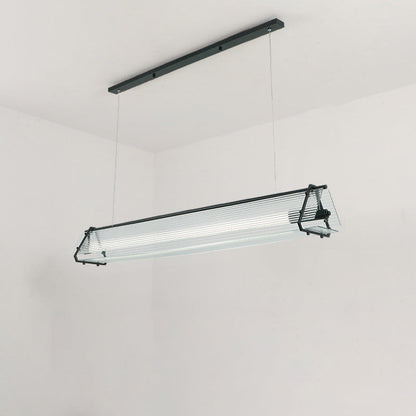 Modern Minimalist Triangle Rectangle Hardware Glass LED Pendant Light Island Light For Dining Room