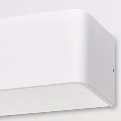 Modern Minimalist Rectangular Aluminum LED Wall Sconce Lamp For Living Room
