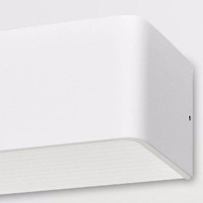 Modern Minimalist Rectangular Aluminum LED Wall Sconce Lamp For Living Room