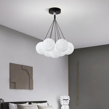 Contemporary Creative Branch Bubbles Iron Resin 7/13 Light Chandelier For Living Room