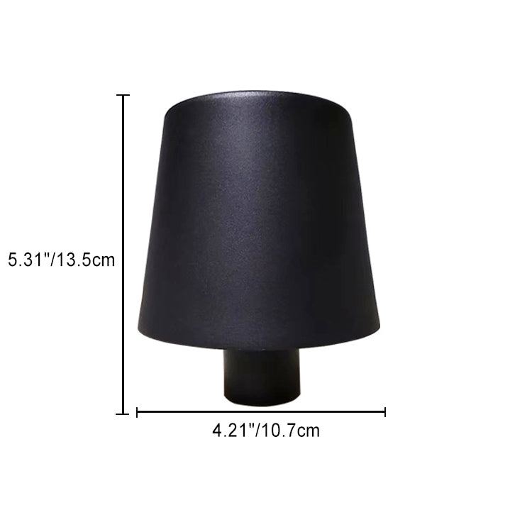 Contemporary Creative Round Table Cylinder ABS Plastic Wine LED Table Lamp For Bedroom
