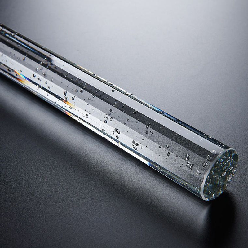Contemporary Scandinavian Cylinder Bubbles Gears Aluminum Crystal LED Pendant Light For Bedroom