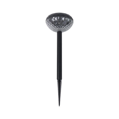 Contemporary Industrial ABS Round LED Solar Waterproof Lawn Insert Light For Outdoor Patio