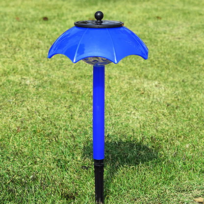 Contemporary Creative ABS Umbrella-Shape Solar Waterproof LED Lawn Insert Light For Outdoor Patio