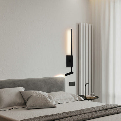 مصباح حائط LED طويل من الأكريليك بتصميم عصري بسيط لغرفة المعيشة 