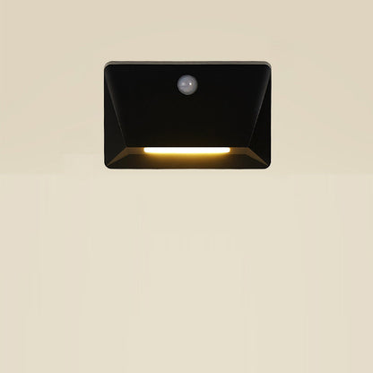 Modern Minimalist ABS Rectangle Magnetic LED USB Human Sensor Night Light Wall Sconce Lamp For Hallway