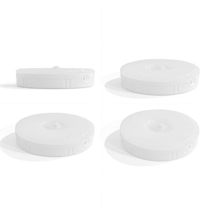 Modern Minimalist Round ABS Magnetic LED USB Human Sensor Night Light Wall Sconce Lamp For Bedroom
