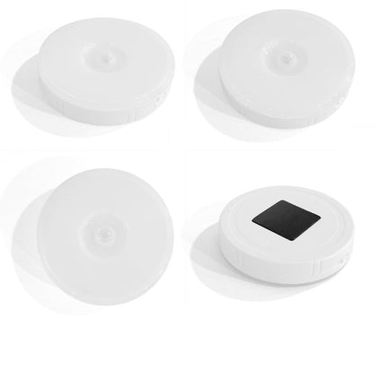Modern Minimalist Round ABS Magnetic LED USB Human Sensor Night Light Wall Sconce Lamp For Bedroom