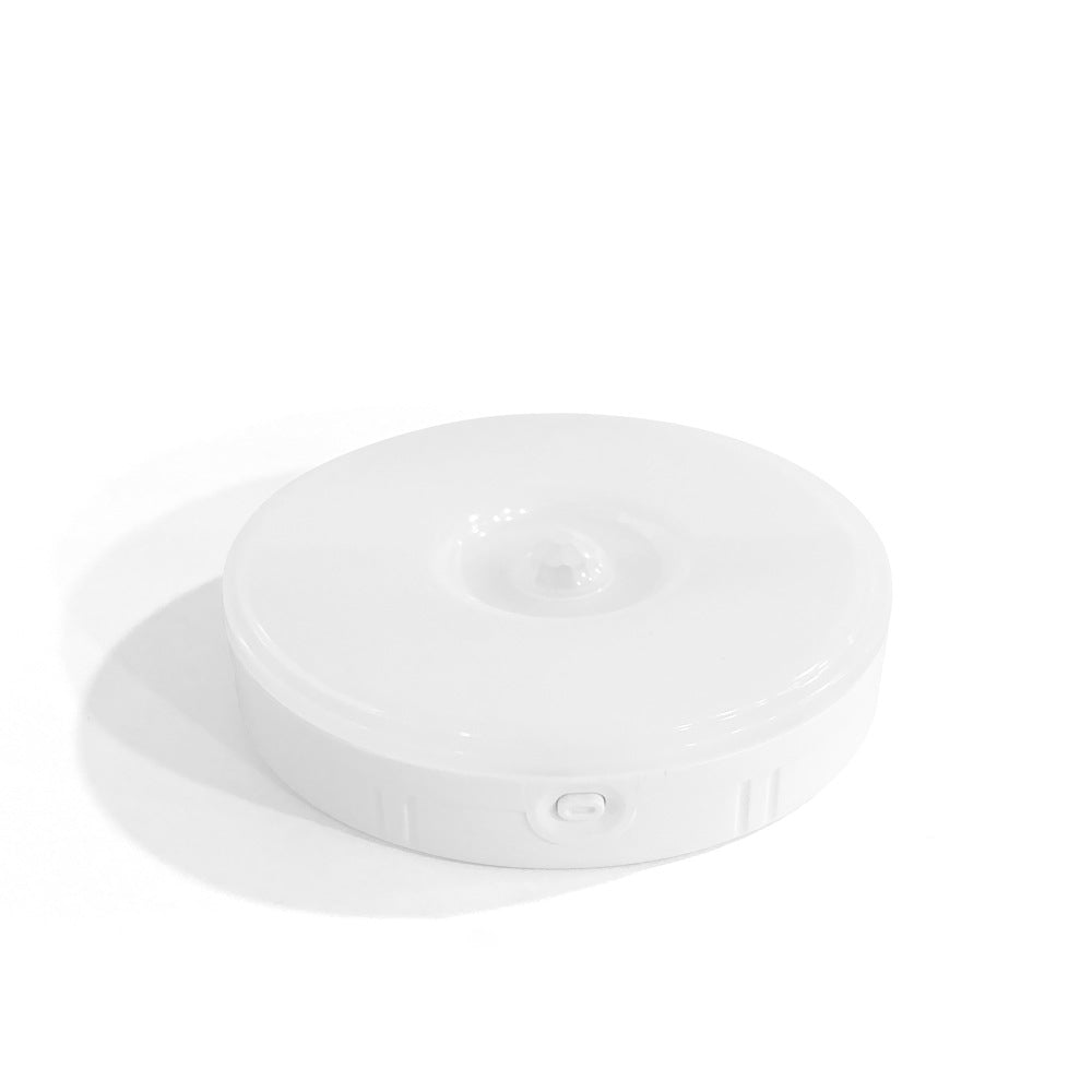 Modern Minimalist Round ABS Magnetic LED USB Human Sensor Night Light Wall Sconce Lamp For Bedroom