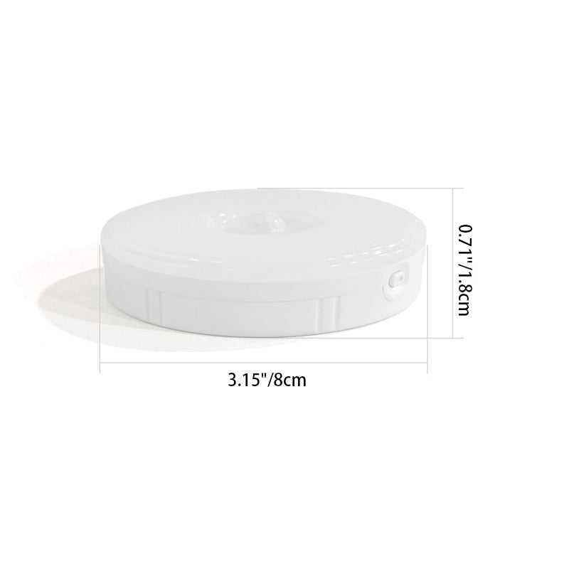 Modern Minimalist Round ABS Magnetic LED USB Human Sensor Night Light Wall Sconce Lamp For Bedroom