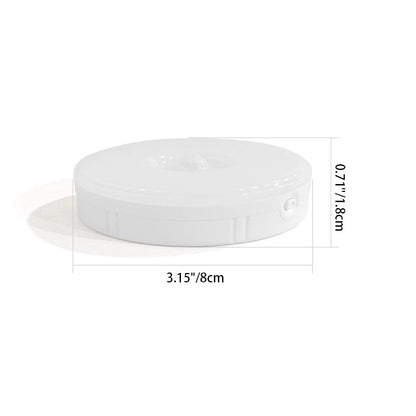 Modern Minimalist Round ABS Magnetic LED USB Human Sensor Night Light Wall Sconce Lamp For Bedroom