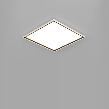 Modern Minimalist Geometric Circle Aluminum LED Flush Mount Ceiling Light For Living Room