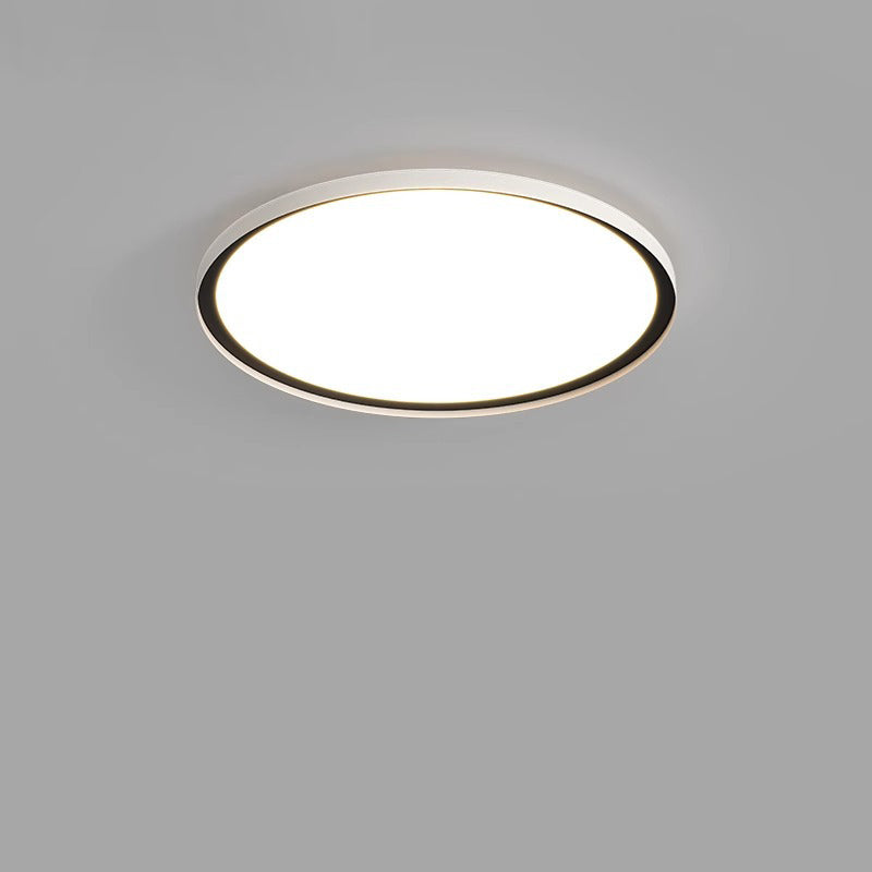 Modern Minimalist Geometric Circle Aluminum LED Flush Mount Ceiling Light For Living Room