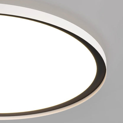 Modern Minimalist Geometric Circle Aluminum LED Flush Mount Ceiling Light For Living Room