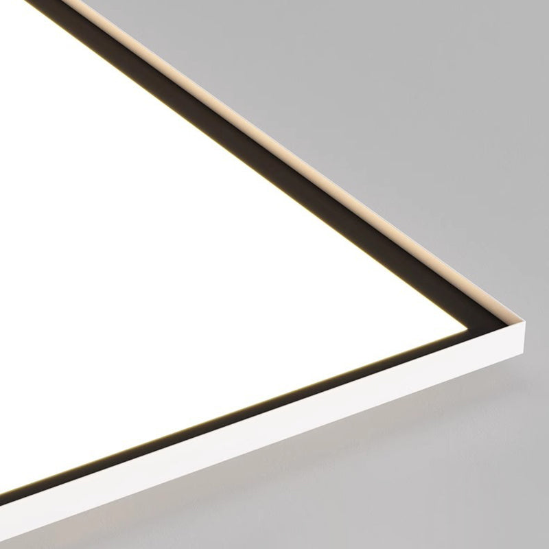 Modern Minimalist Geometric Circle Aluminum LED Flush Mount Ceiling Light For Living Room