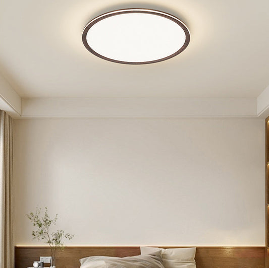 Modern Minimalist Geometric Square Aluminum Acrylic LED Flush Mount Ceiling Light For Living Room