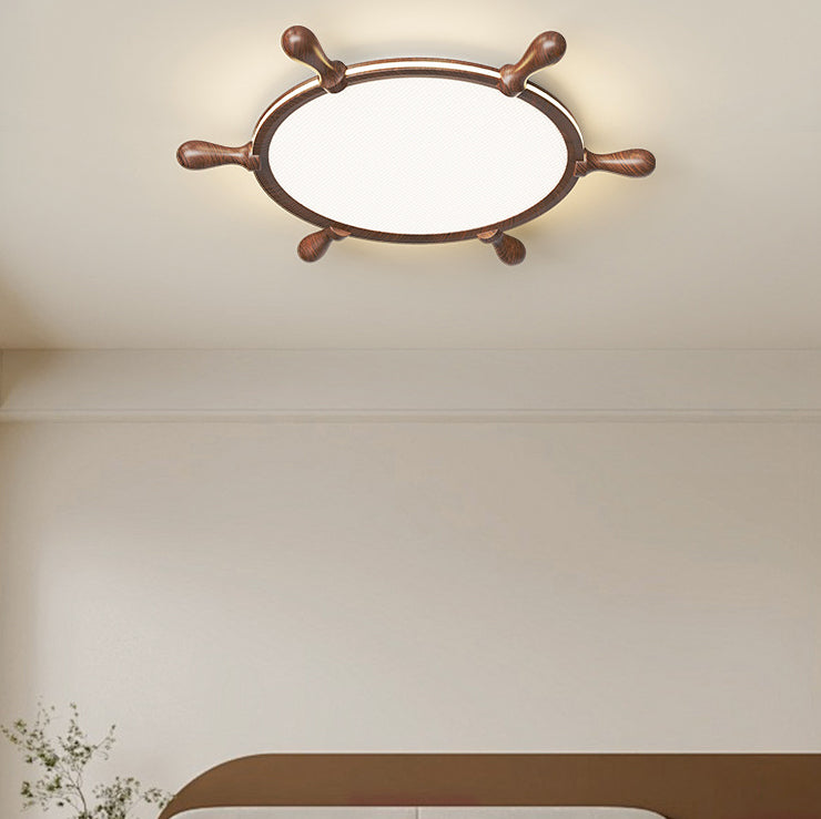 Modern Minimalist Geometric Square Aluminum Acrylic LED Flush Mount Ceiling Light For Living Room