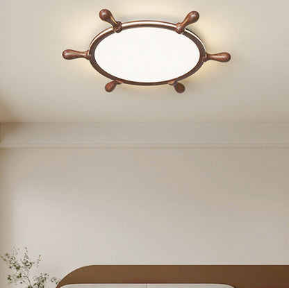 Modern Minimalist Geometric Square Aluminum Acrylic LED Flush Mount Ceiling Light For Living Room