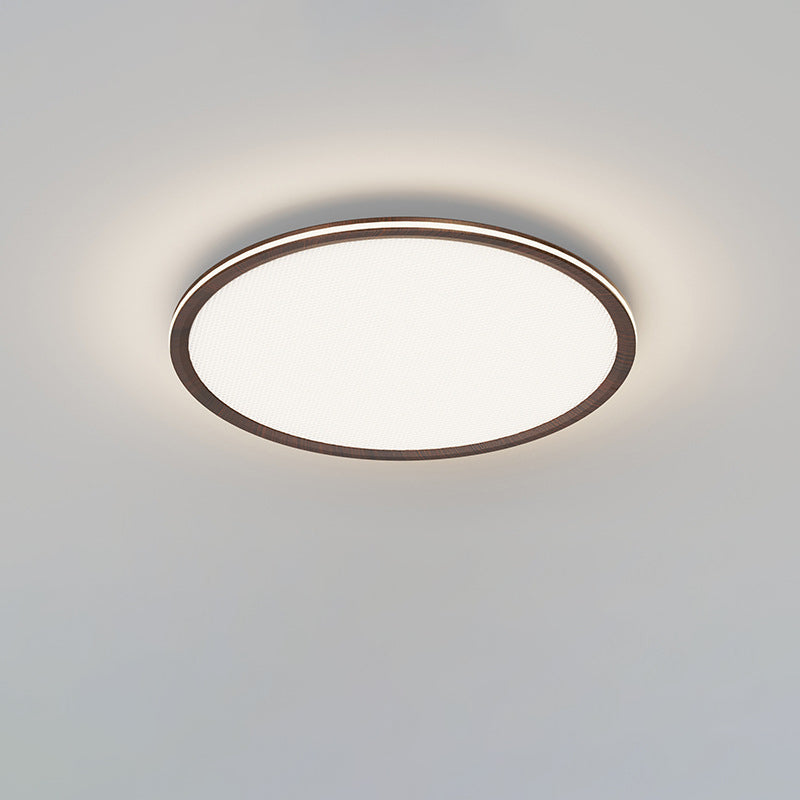 Modern Minimalist Geometric Square Aluminum Acrylic LED Flush Mount Ceiling Light For Living Room