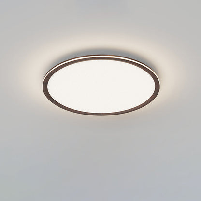 Modern Minimalist Geometric Square Aluminum Acrylic LED Flush Mount Ceiling Light For Living Room