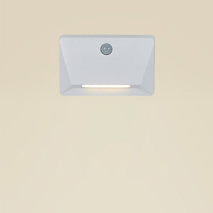 Modern Minimalist Human Sensor ABS Rectangle Magnetic LED Night Light Wall Sconce Lamp For Living Room