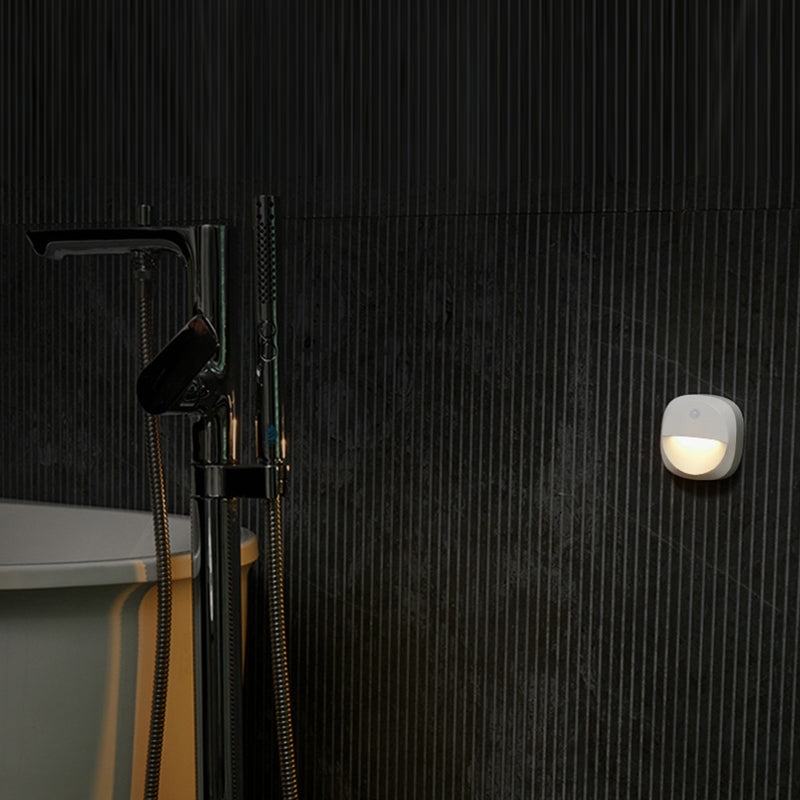Modern Minimalist ABS Square Magnetic LED USB Human Sensor Night Light Wall Sconce Lamp For Bedroom