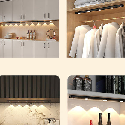 Modern Minimalist Intelligent Sensor PVC Long Strip Hill Corrugated LED Wall Sconce Lamp Cabinet Lamp Night Light For Bedroom