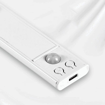 Modern Minimalist Intelligent Sensor PVC Long Strip Hill Corrugated LED Wall Sconce Lamp Cabinet Lamp Night Light For Bedroom