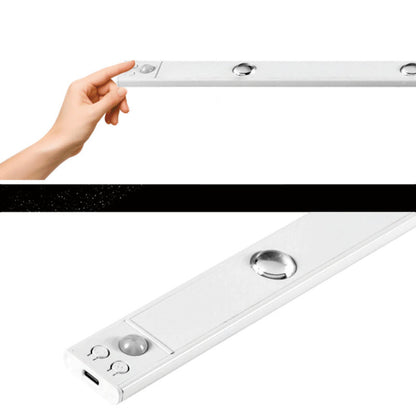 Modern Minimalist Intelligent Sensor PVC Long Strip Hill Corrugated LED Wall Sconce Lamp Cabinet Lamp Night Light For Bedroom