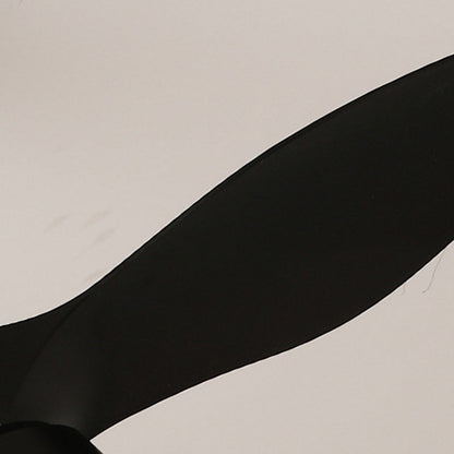 Modern Minimalist Round Acrylic Shade PVC Fan LED Downrods Ceiling Fan Light For Bedroom