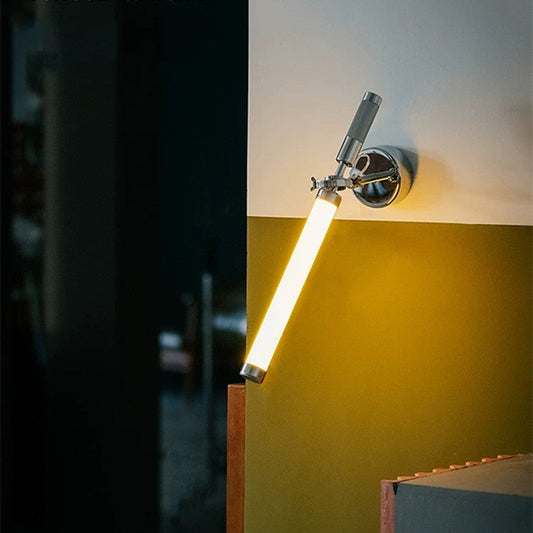 مصباح حائط LED زجاجي طويل بتصميم عصري بسيط لغرفة المعيشة 