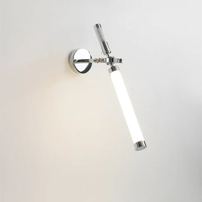 Modern Minimalist Long Strip Hardware Glass LED Wall Sconce Lamp For Living Room
